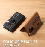 Brown Galaxy Z Fold 7 Case | Folio Grip Wallet Magnetic - Image 2