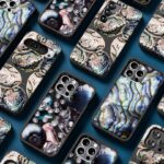 Clear Opal Tide iPhone 16 Pro Max Case With Black Ridge - Image 4