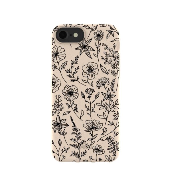 Seashell Wild Flower iPhone 6/6s/7/8/SE Case
