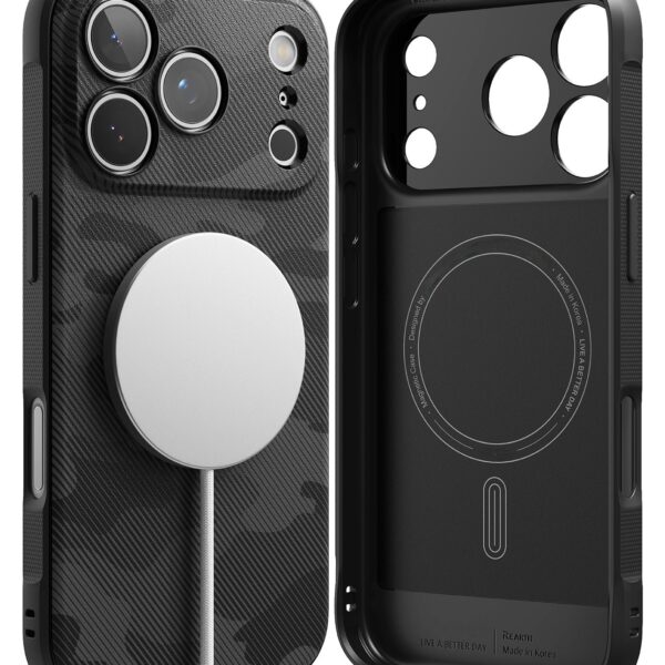 Camo Black iPhone 17 Pro Max Case | Onyx Magnetic