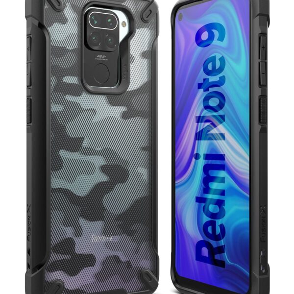 Camo Black Redmi Note 9 Case | Fusion-X