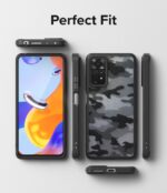 Matte Camo Black Xiaomi Redmi Note 11 Pro / 11 Pro 5G Case | Fusion - Image 4