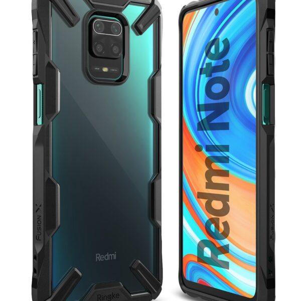 Black Redmi Note 9 Pro / 9 Pro Max Case | Fusion-X