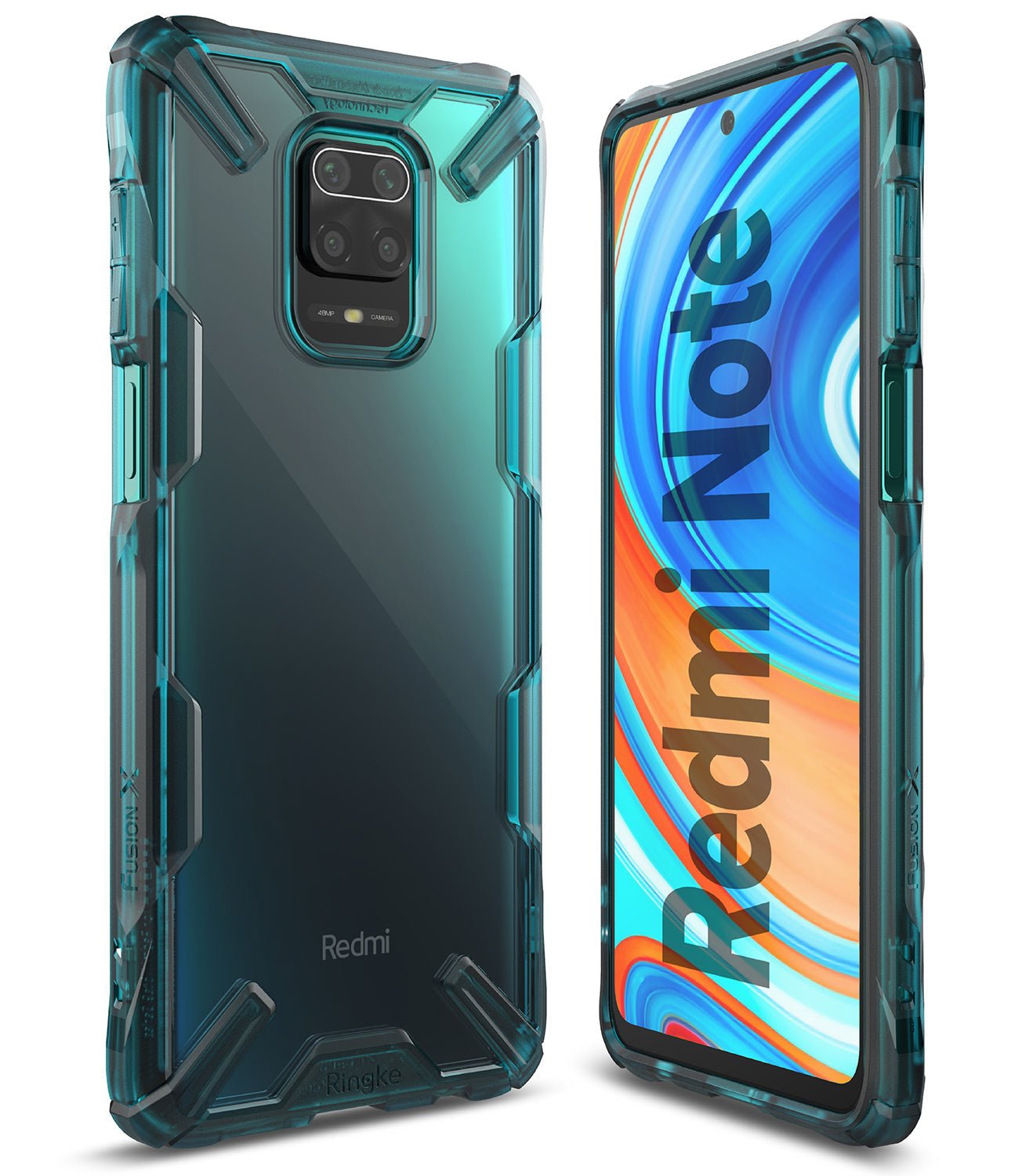 2025/11/RN9PM_FUSX_TG_Main_3_7106b9c4-3974-4998-ba38-ddeff28d51e5.jpg Turquoise Green Redmi Note 9 Pro / 9 Pro Max Case | Fusion-X - Image 1