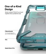 Turquoise Green Redmi Note 9 Pro / 9 Pro Max Case | Fusion-X - Image 4