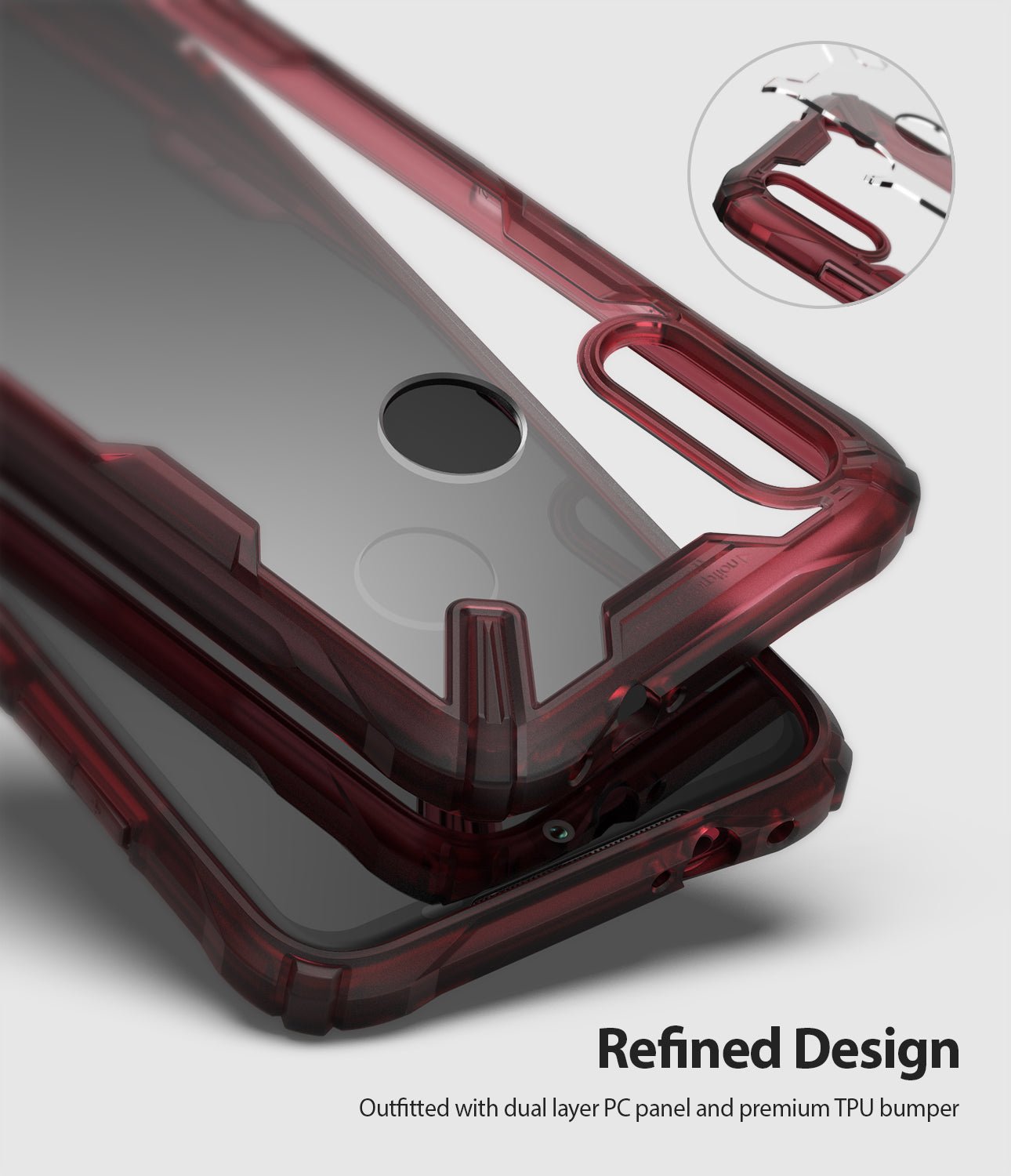 Ruby Red Redmi Note 7 / 7 Pro Case | Fusion-X - Image 7
