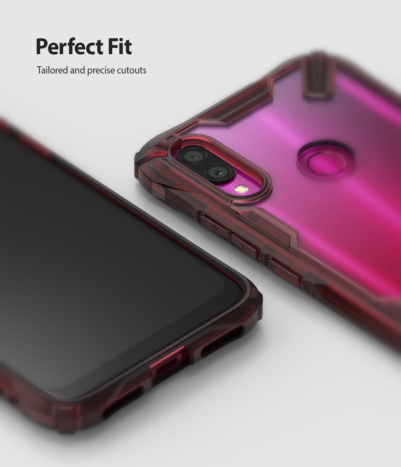 Ruby Red Redmi Note 7 / 7 Pro Case | Fusion-X - Image 6