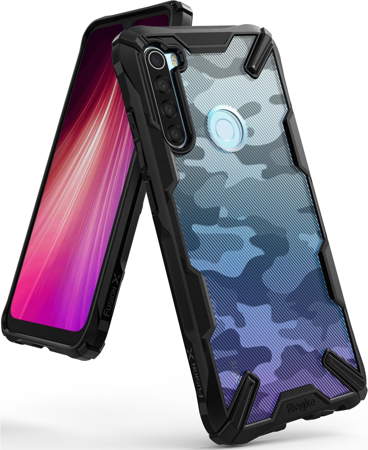 2025/11/Ringke_Xiaomi_Redmi_Note_8_FusionX_Design_main_thum_Camo_Black_2.jpg Camo Black Redmi Note 8 Case | Fusion-X - Image 1
